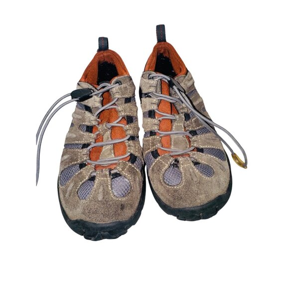 Merrell Chameleon STRETCH Youth Hiking Trail Casual Shoes Size 13 Brown Suede - Picture 4 of 12